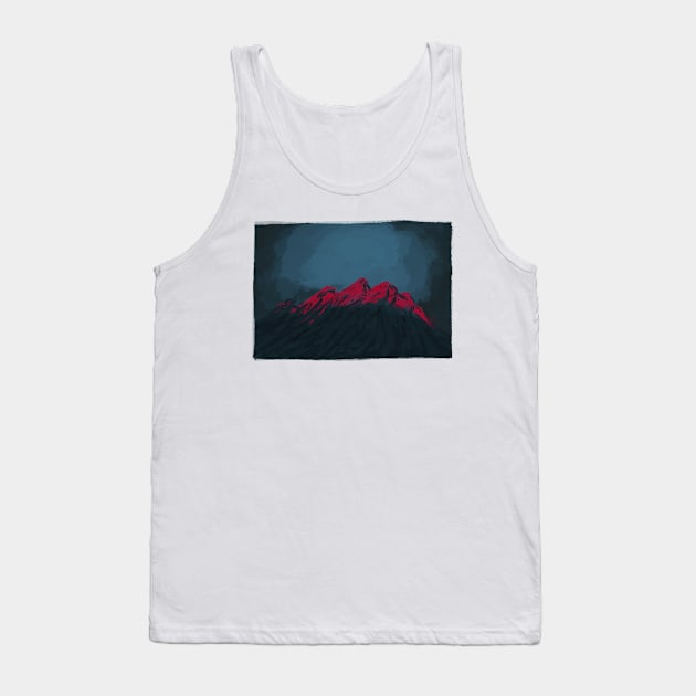 Red Mountains Tank Top by iisjah